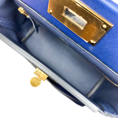 Hermes 24/24 Bleu Nuit Bleu Navy Evercolor Swift 21cm