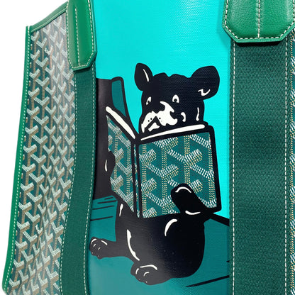 Goyard French Bulldog Green Villette