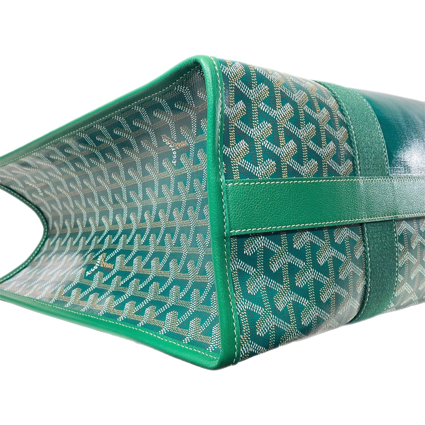 Goyard French Bulldog Green Villette