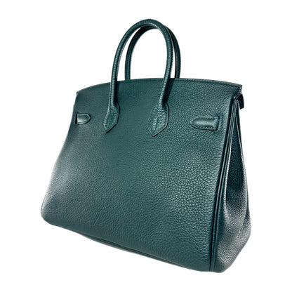 Hermes Birkin 25 Vert Cypress Togo Gold Hardware