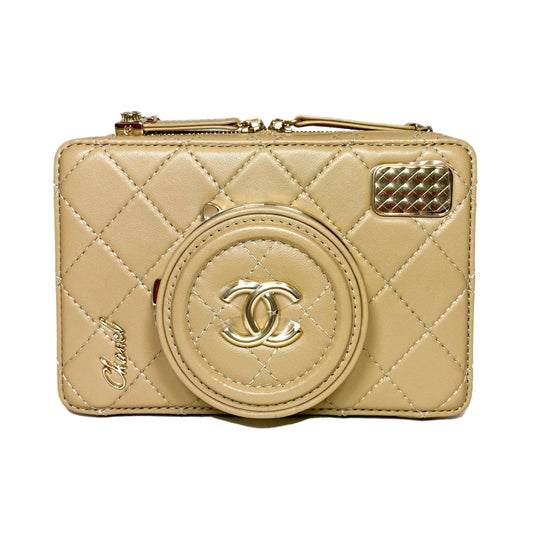 Chanel Beige Camera Bag