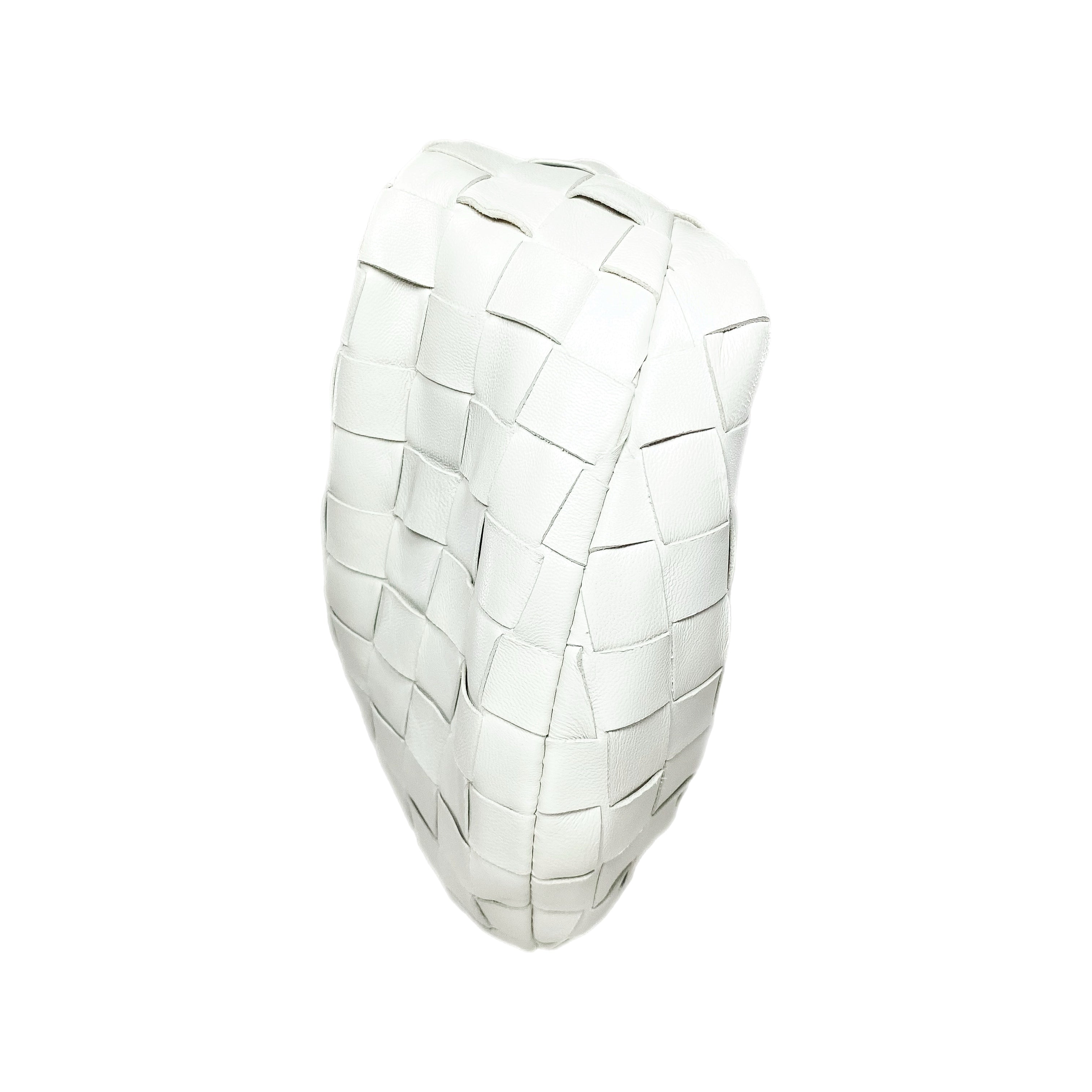 Bottega Veneta White Mini Intrecciato Jodie