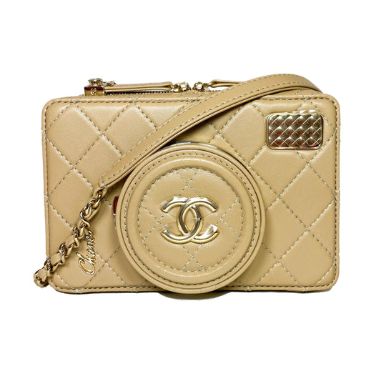 Chanel Beige Camera Bag