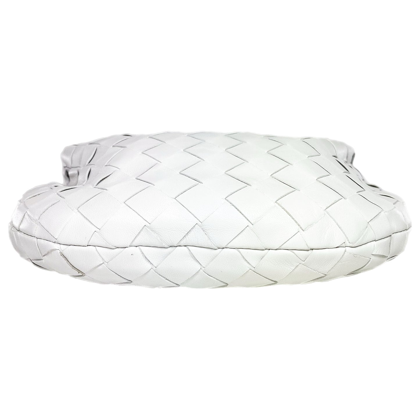Bottega Veneta White Mini Intrecciato Jodie