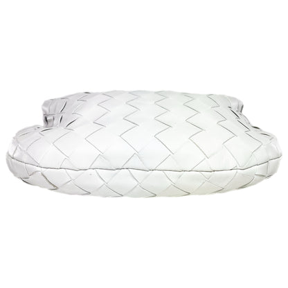 Bottega Veneta White Mini Intrecciato Jodie