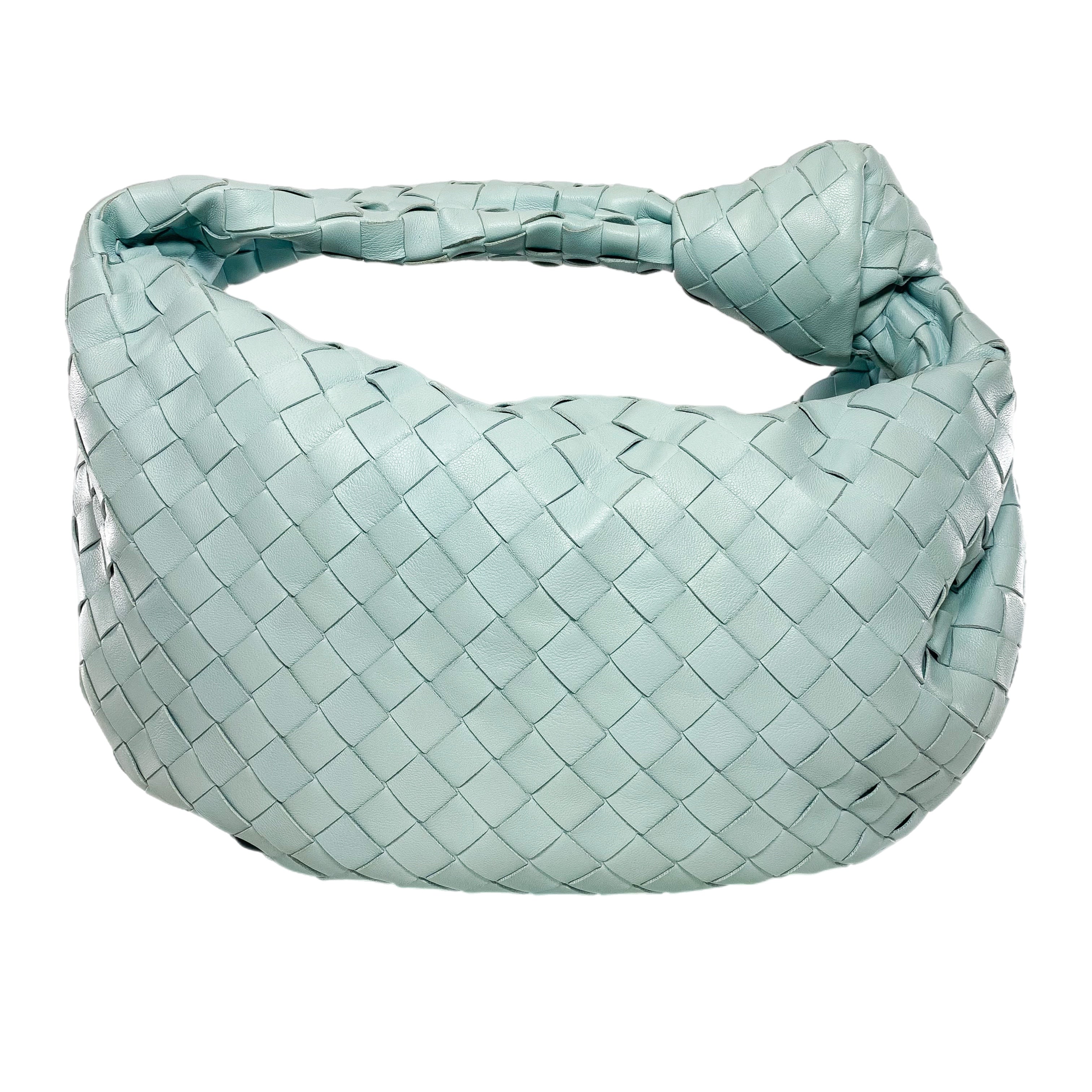 Bottega Veneta Teal Washed Teen Intrecciato Jodie | Consign