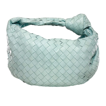Bottega Veneta Teal Washed Teen Intrecciato Jodie
