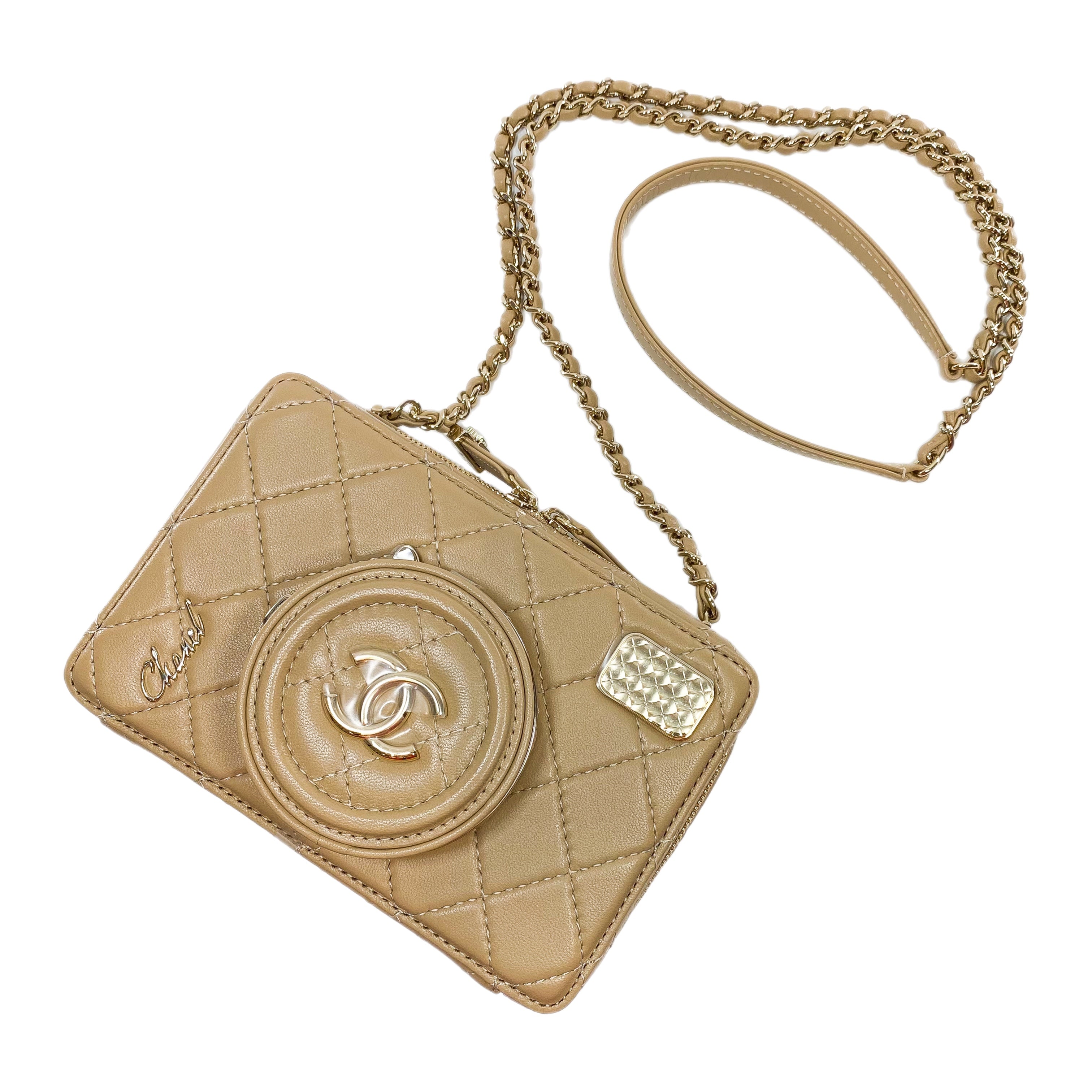 Chanel Beige Camera Bag | Consign of the Times ™
