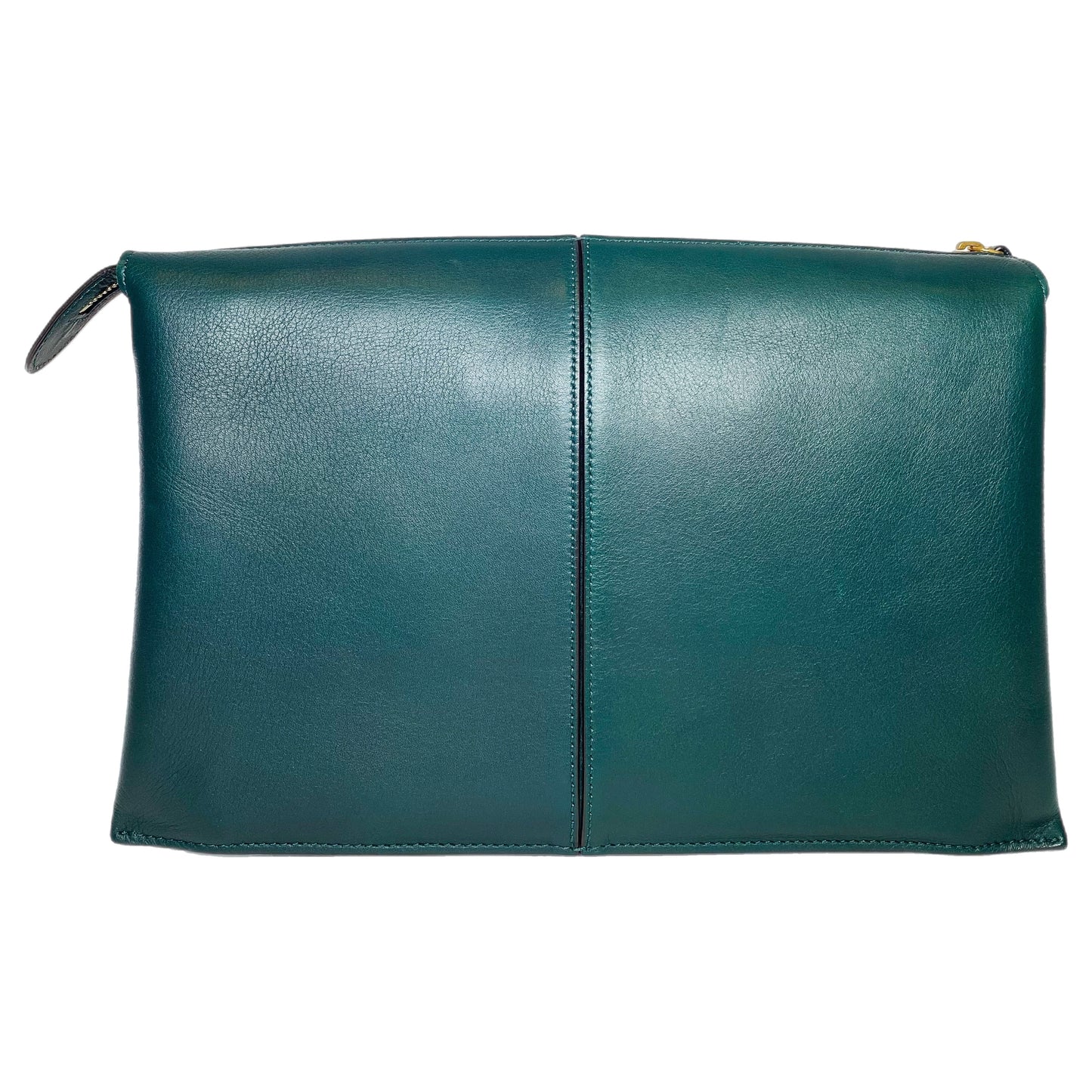 Celine Green Clutch with Chain