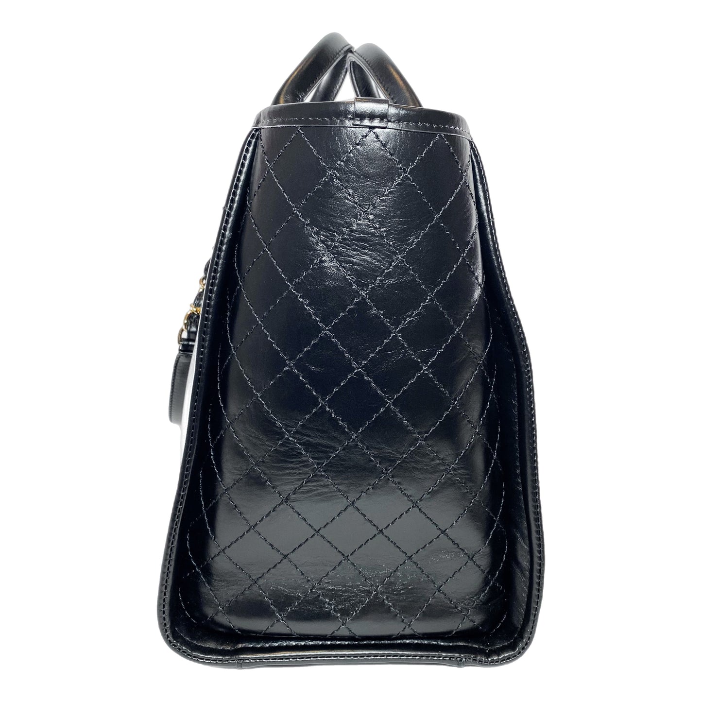 Chanel Black Tweed Deauville with Pouch