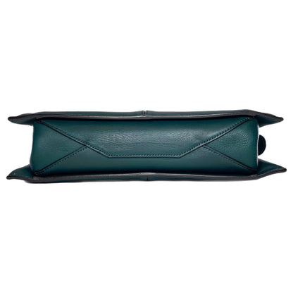 Celine Green Clutch with Chain