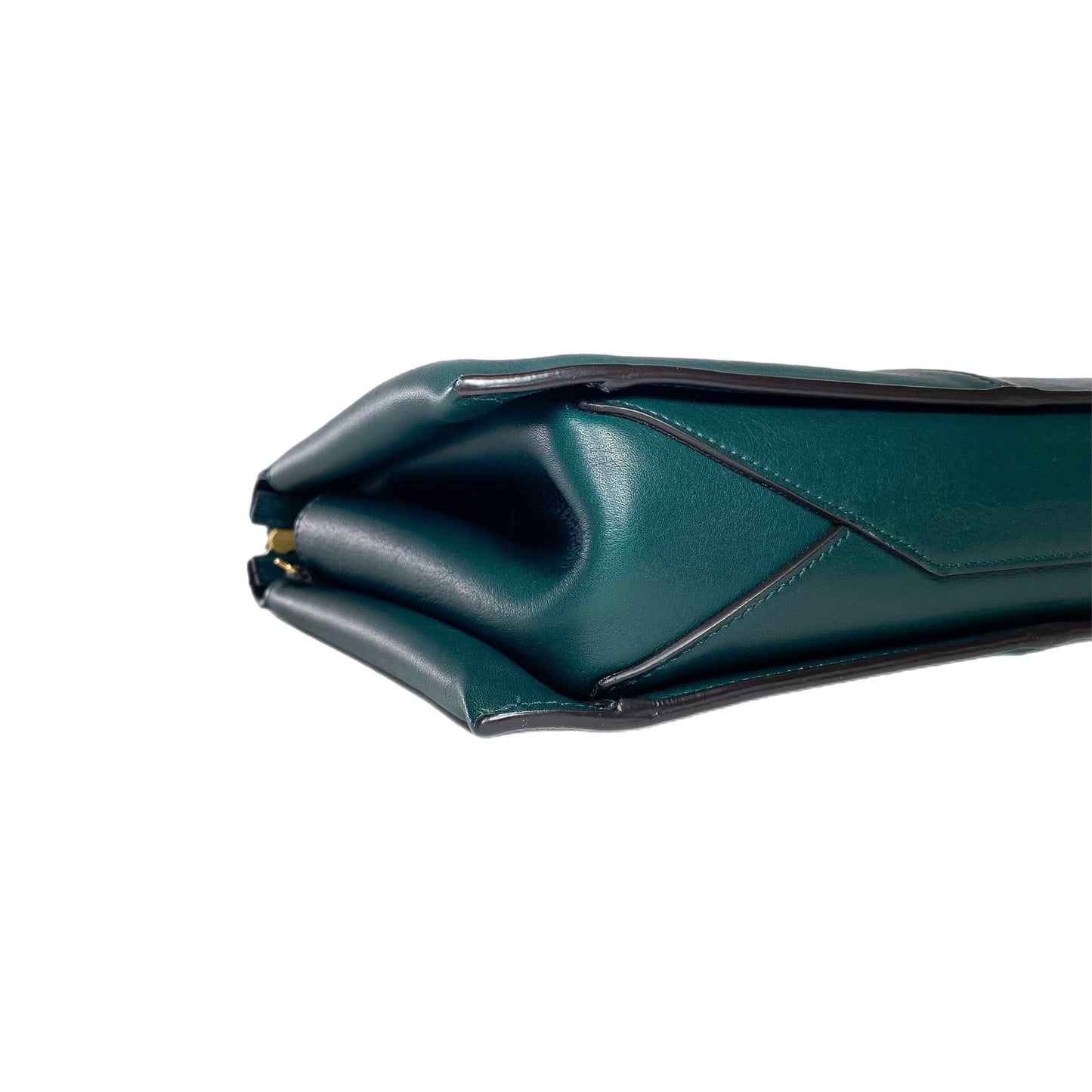 Celine Green Clutch with Chain