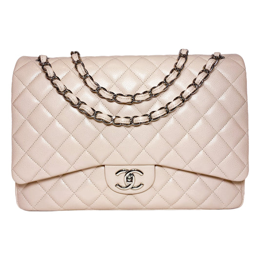 Chanel Nude Blush Maxi Flap Bag