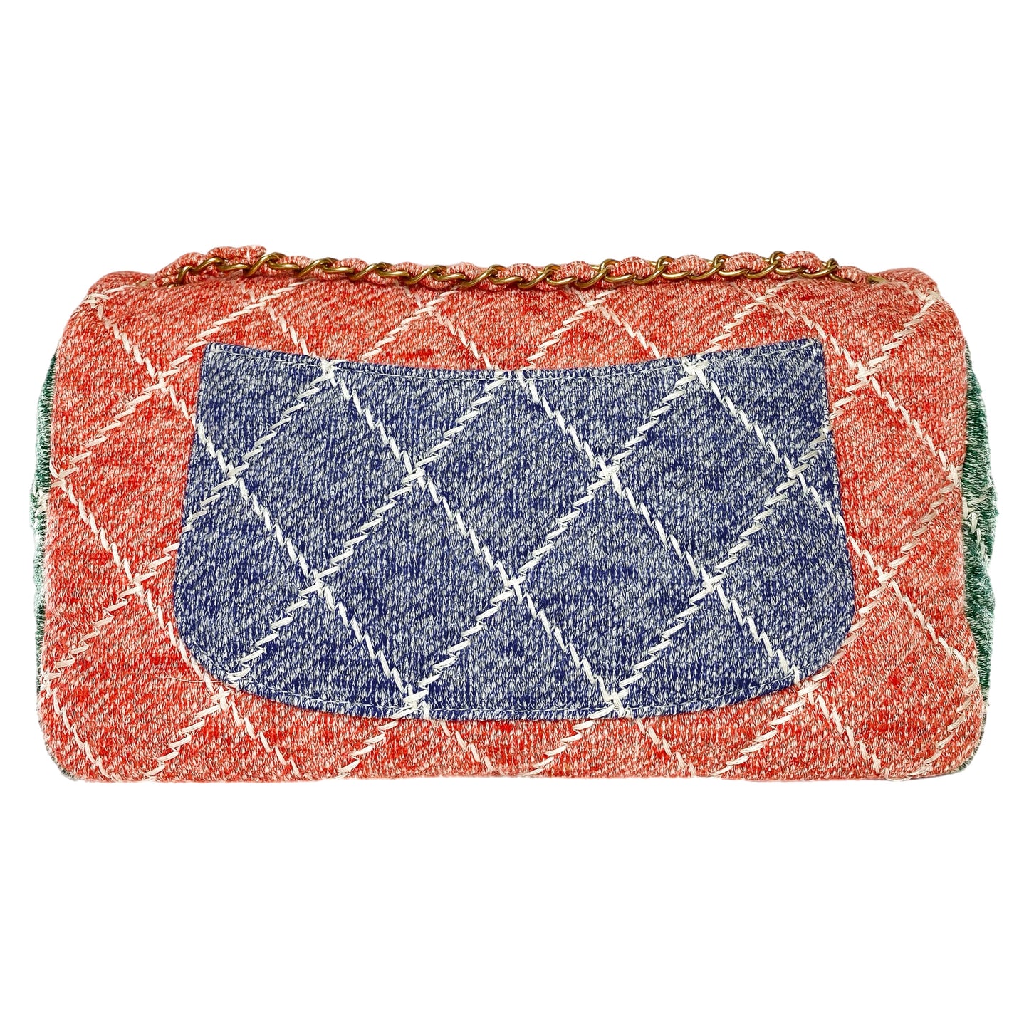 Chanel Multicolor Ultimate Stitch Jersey Flap Bag