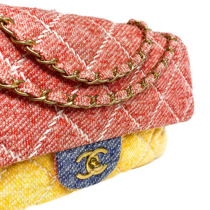 Chanel Multicolor Ultimate Stitch Jersey Flap Bag