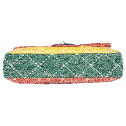 Chanel Multicolor Ultimate Stitch Jersey Flap Bag