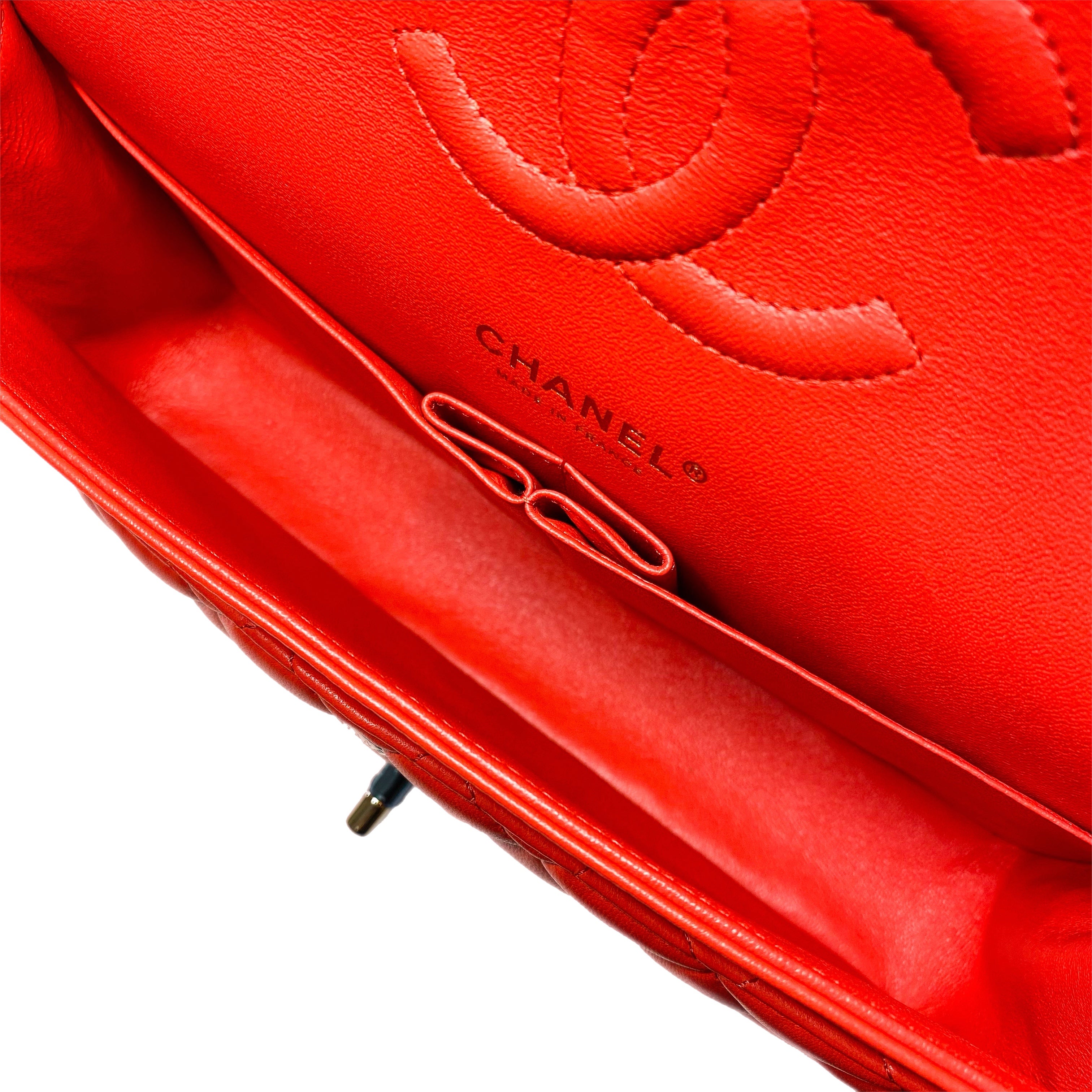 Chanel Tri-Color Medium Double Flap Bag