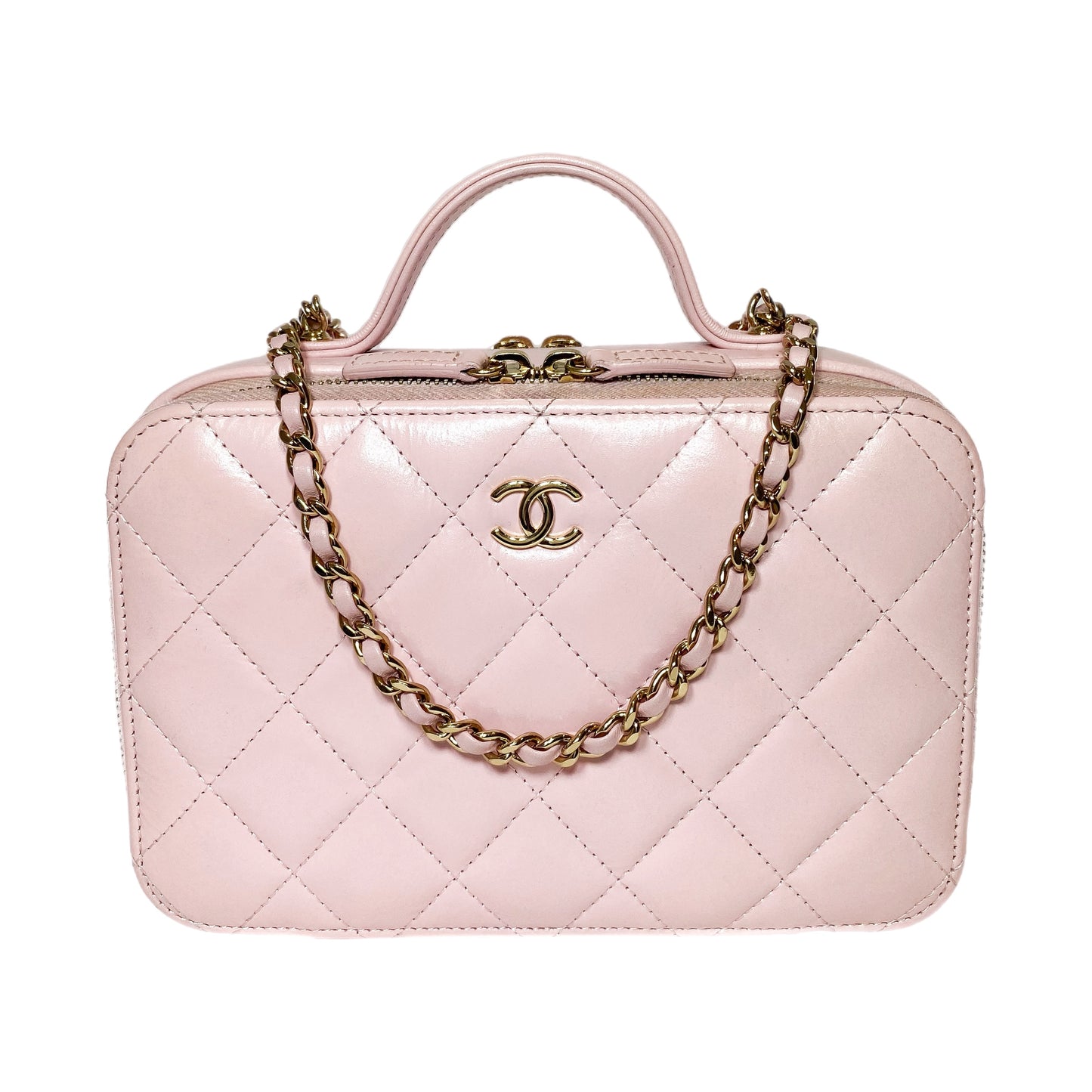 Chanel Light Pink Square Vanity