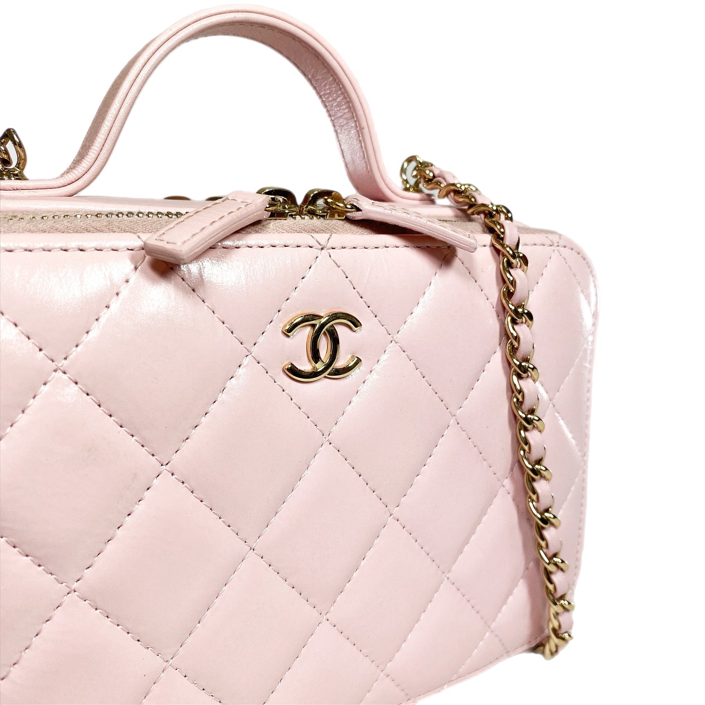 Chanel Light Pink Square Vanity