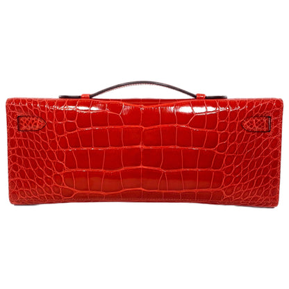 Hermes Kelly Cut Geranium Alligator Mississippiensis