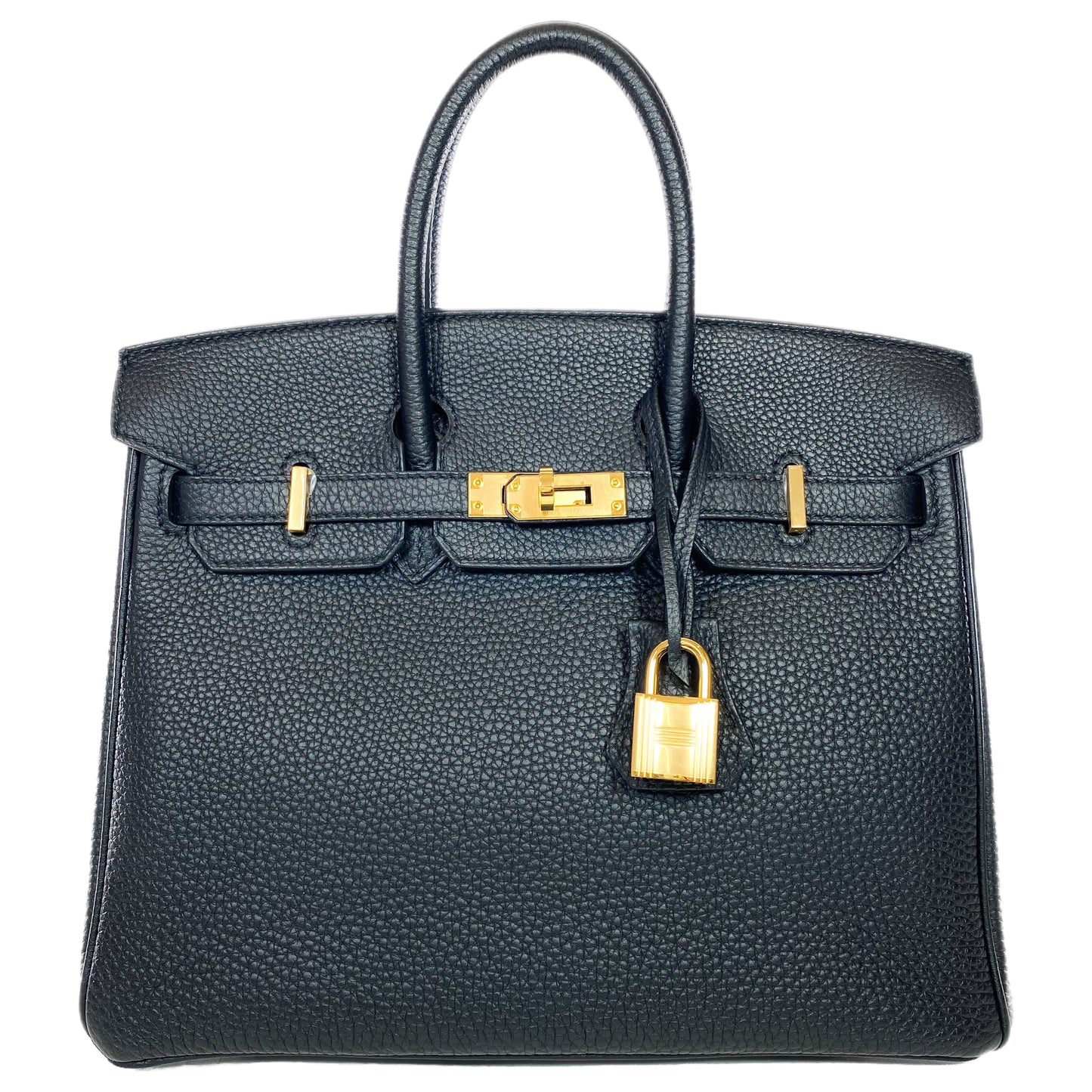 Hermes Birkin 25 Black Togo Gold Hardware