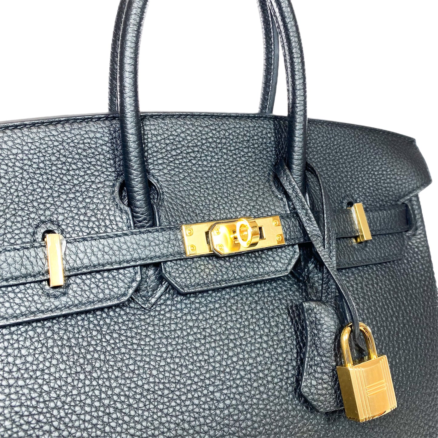 Hermes Birkin 25 Black Togo Gold Hardware