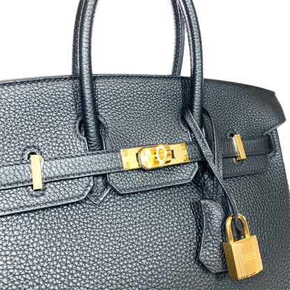 Hermes Birkin 25 Black Togo Gold Hardware
