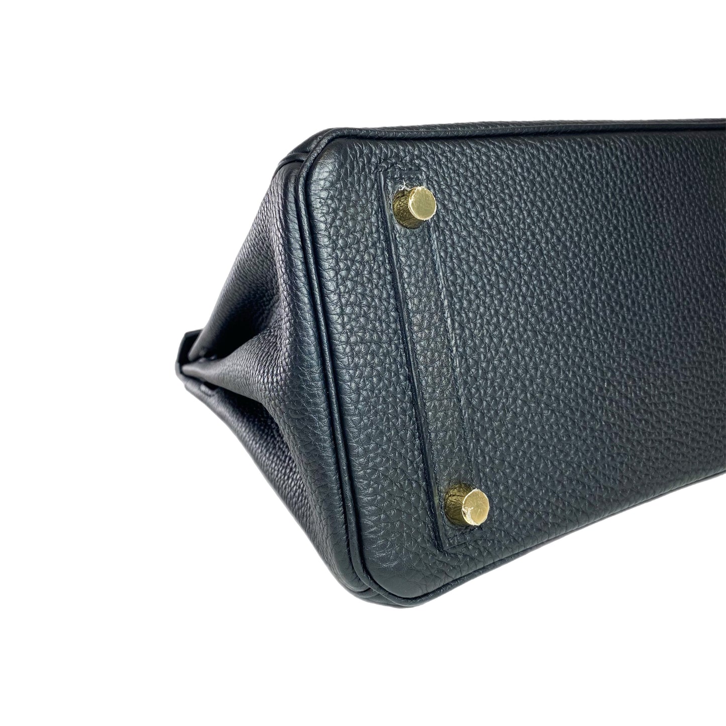 Hermes Birkin 25 Black Togo Gold Hardware