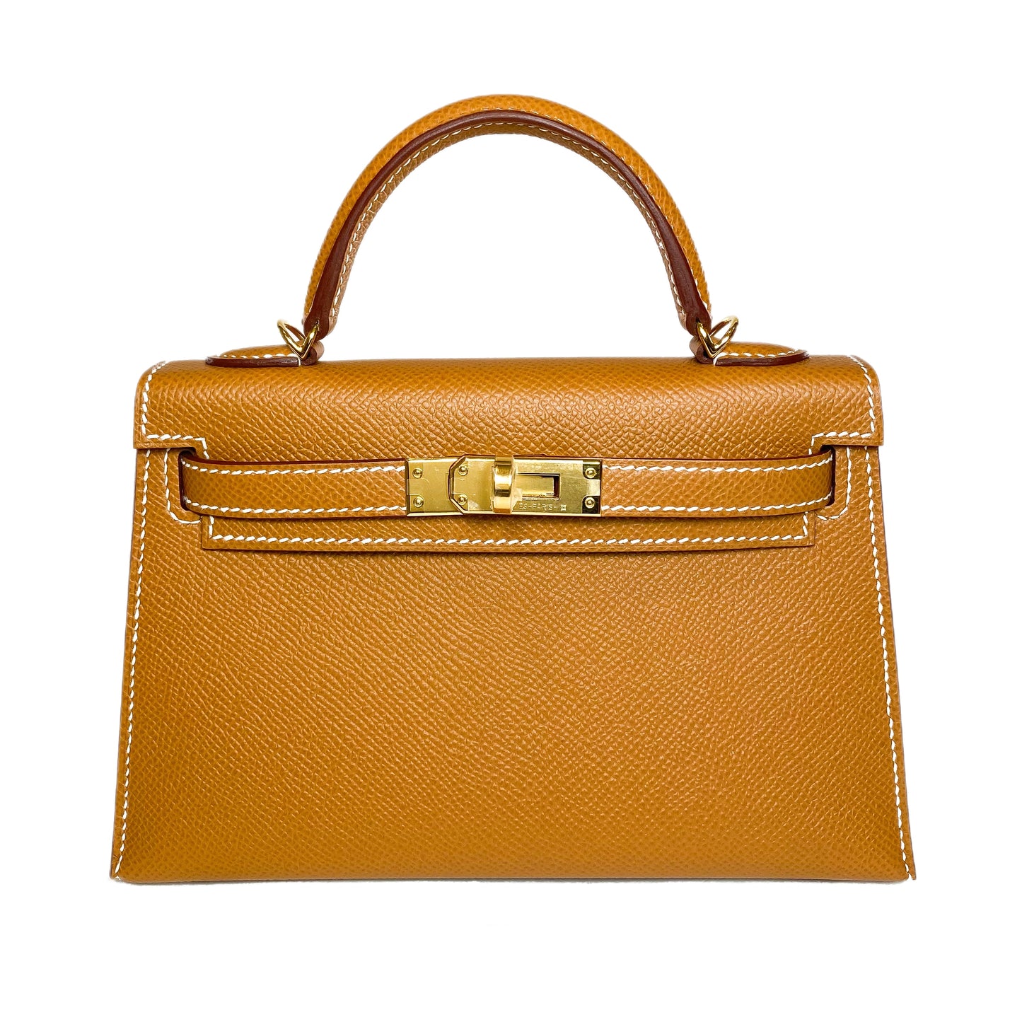 Hermes Mini Kelly 20 Gold Epsom Gold Hardware