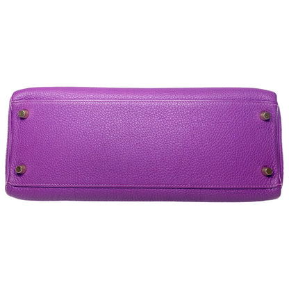 Hermes Kelly 32 Anemone Togo Gold Hardware