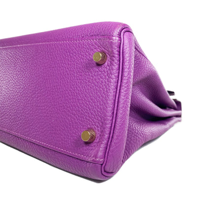 Hermes Kelly 32 Anemone Togo Gold Hardware