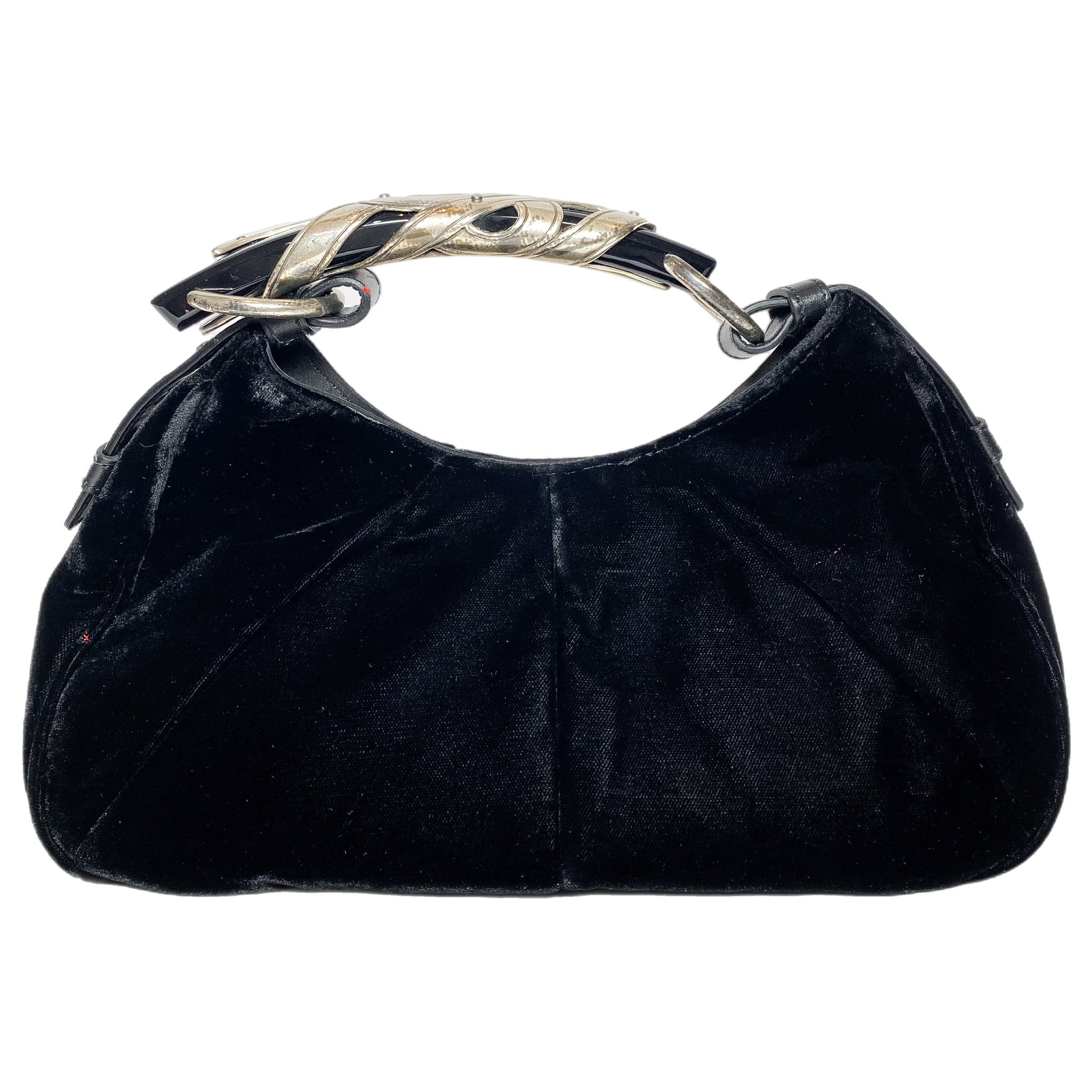 YSL Black Small Velvet Moombasa Consign of the Times