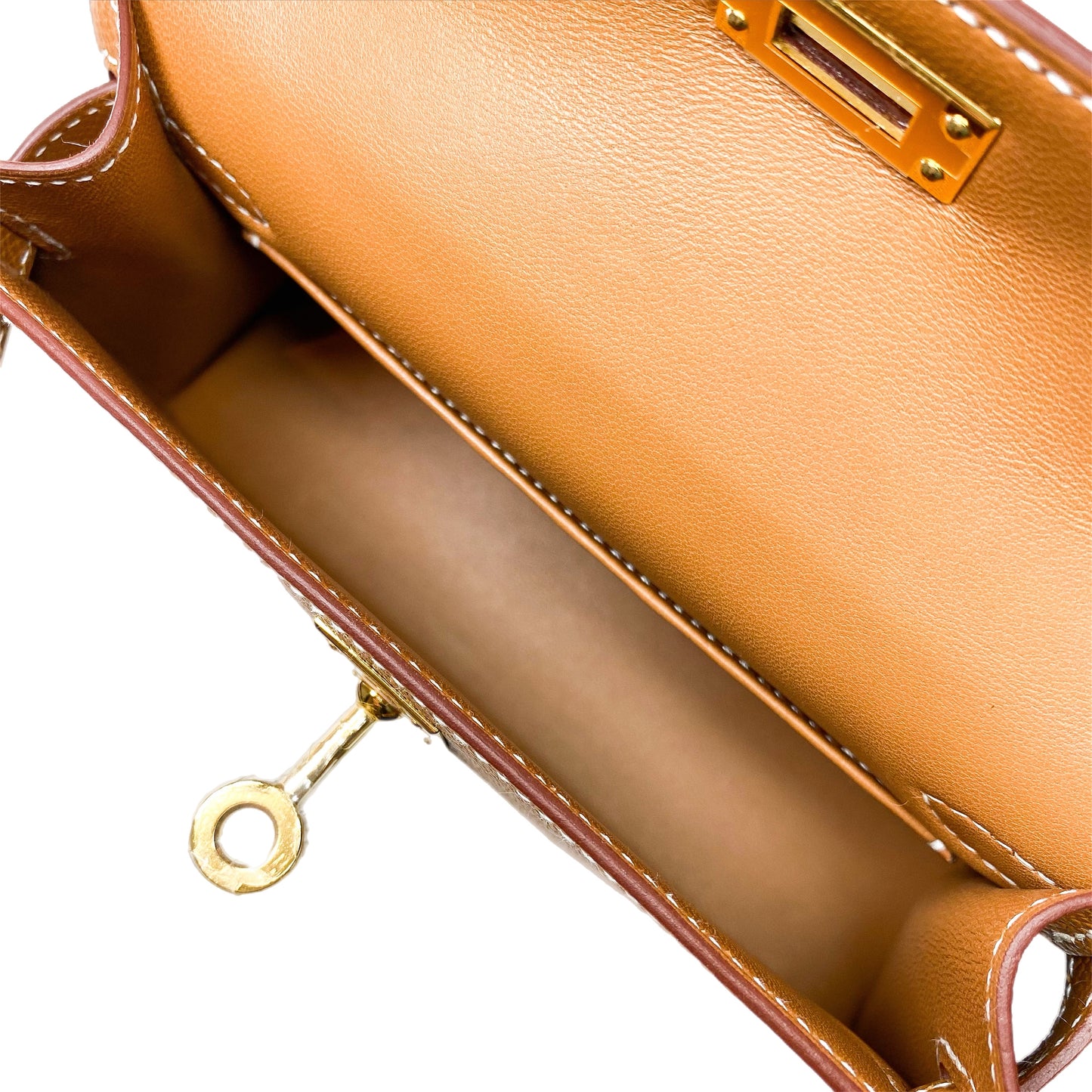 Hermes Mini Kelly 20 Gold Epsom Gold Hardware
