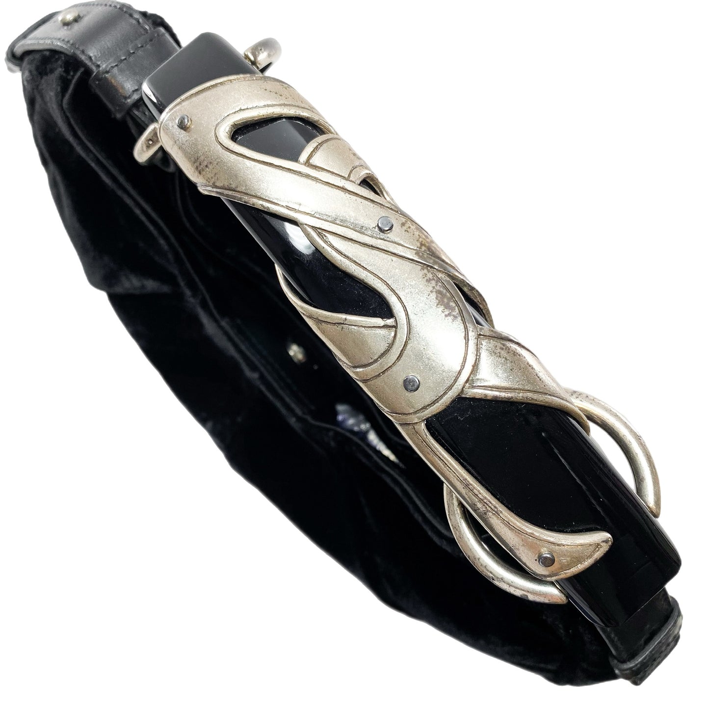 YSL Black Small Velvet Moombasa