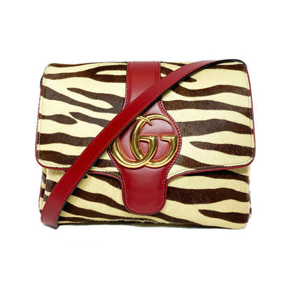 Gucci Arli Tiger Print Pony Hair Messenger Bag