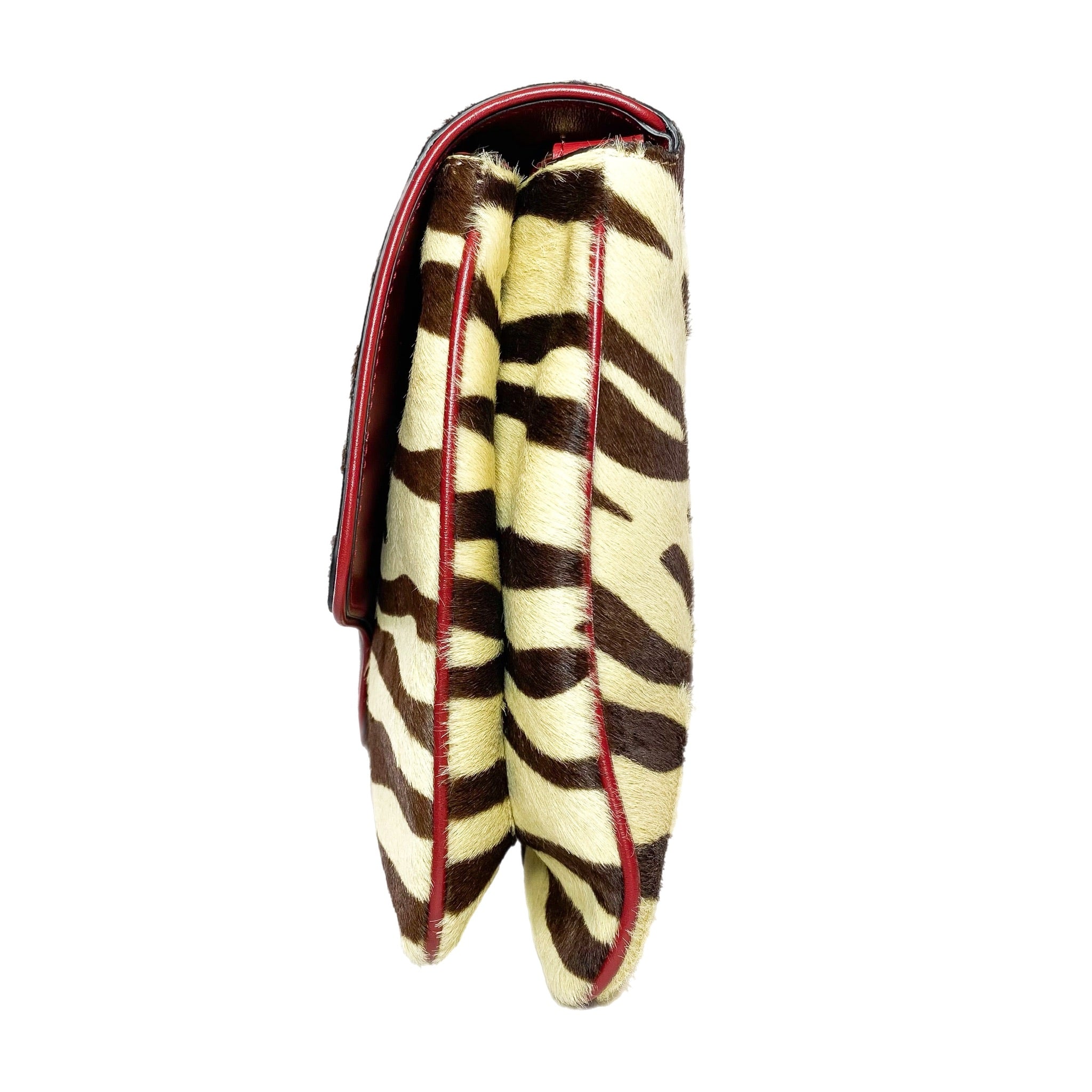 Gucci Arli Tiger Print Pony Hair Messenger Bag