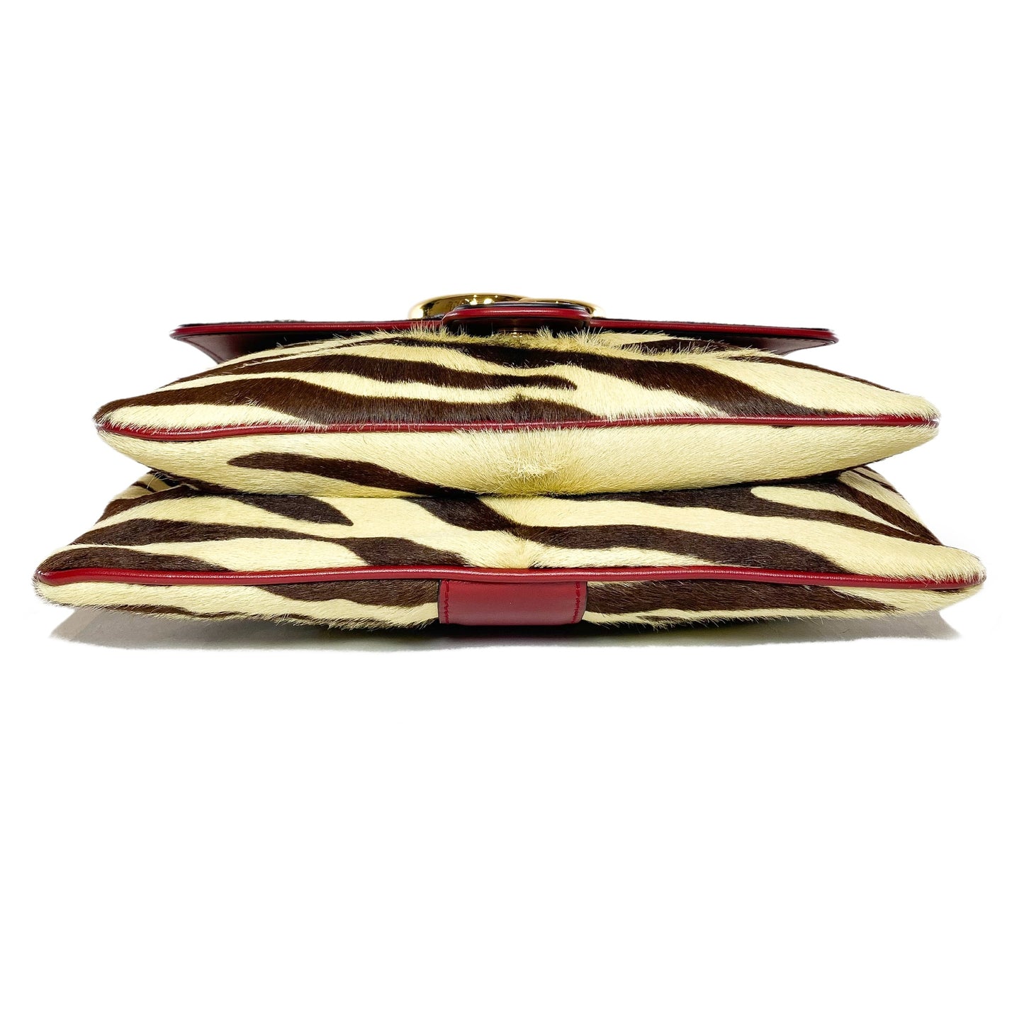 Gucci Arli Tiger Print Pony Hair Messenger Bag