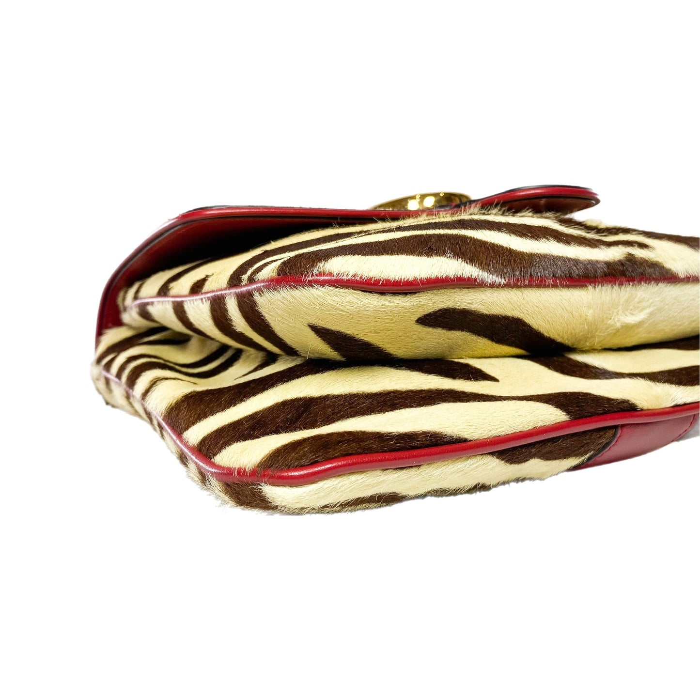 Gucci Arli Tiger Print Pony Hair Messenger Bag