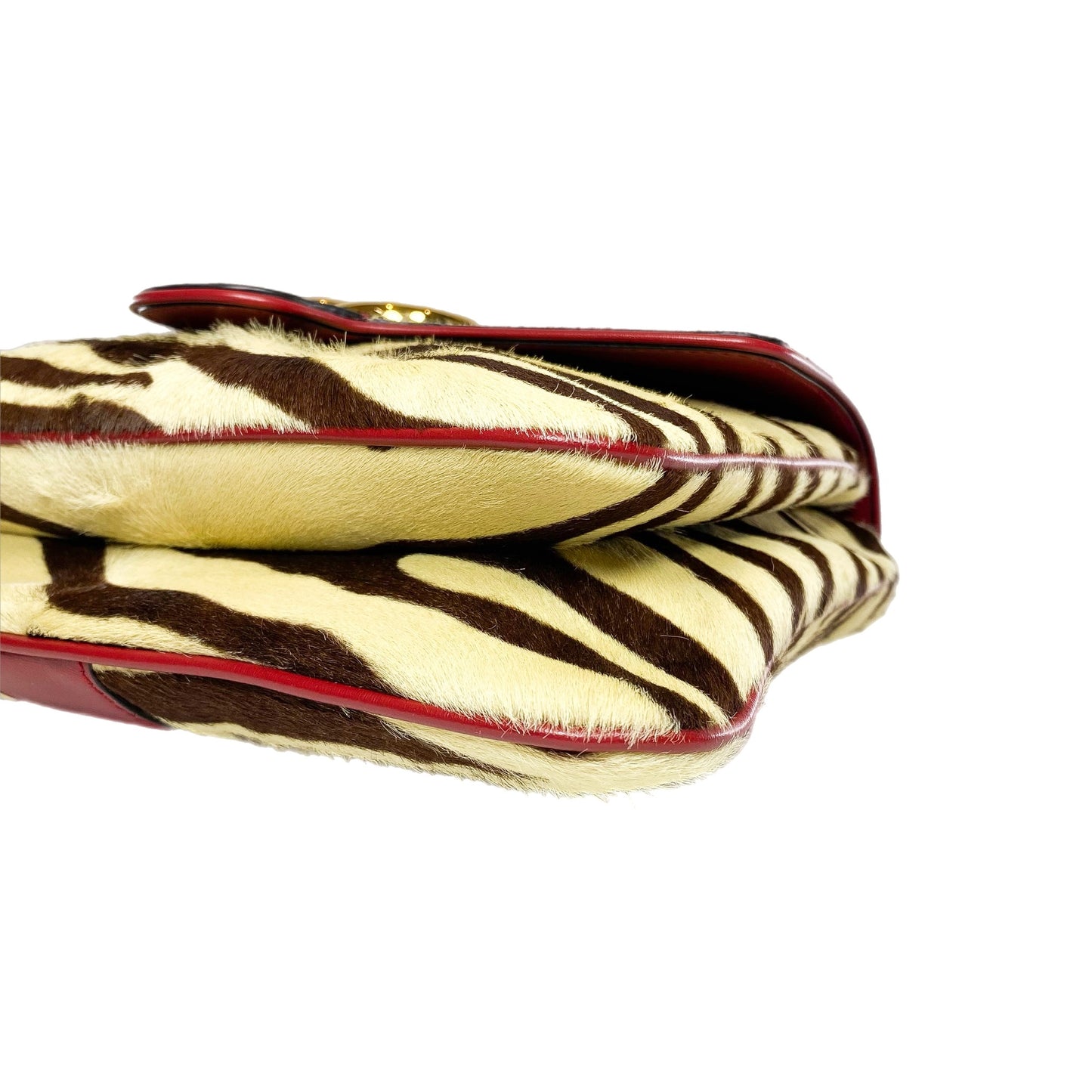 Gucci Arli Tiger Print Pony Hair Messenger Bag