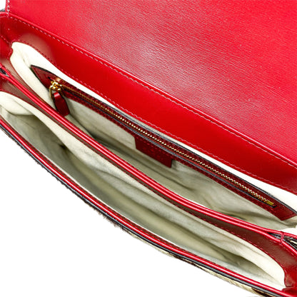 Gucci Arli Tiger Print Pony Hair Messenger Bag