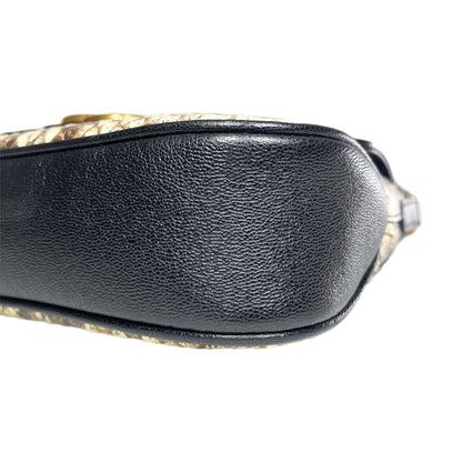 Gucci Python GG Marmont Shoulder Bag