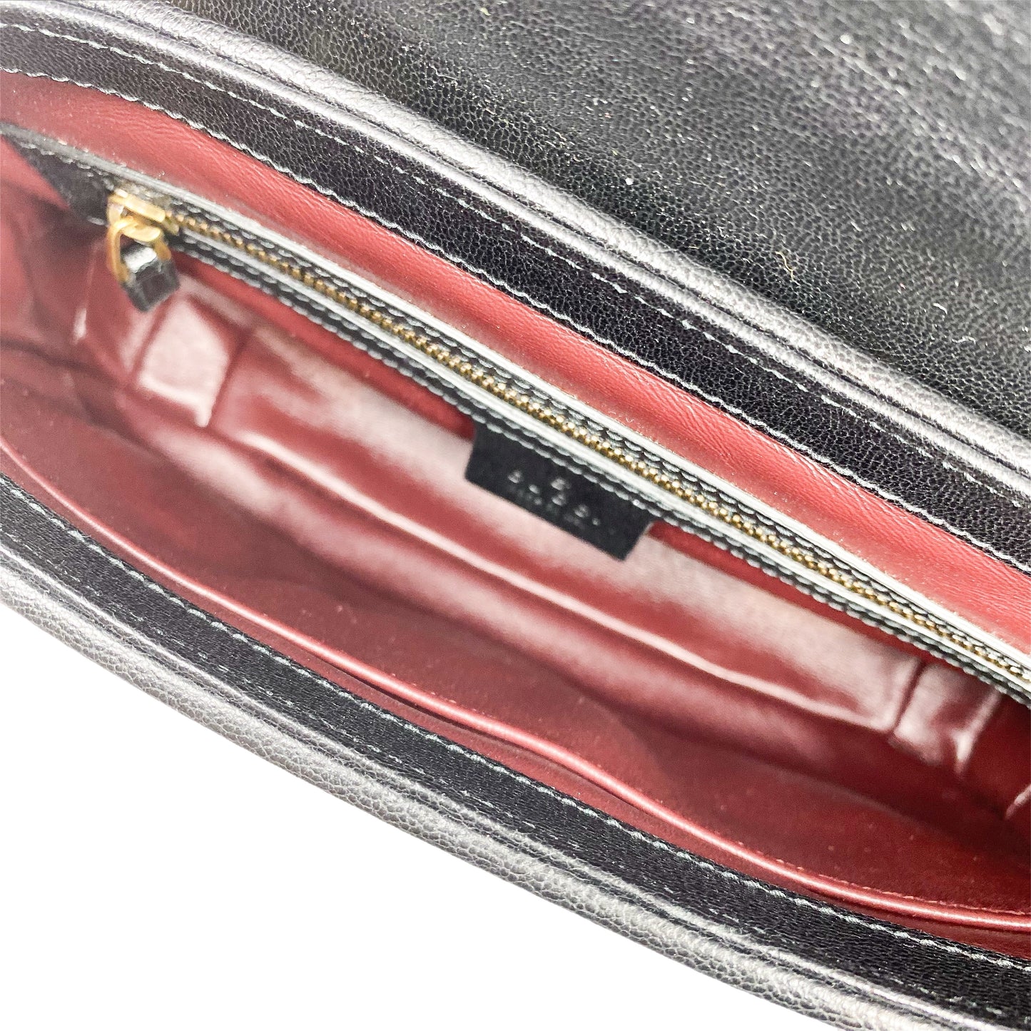 Gucci Python GG Marmont Shoulder Bag