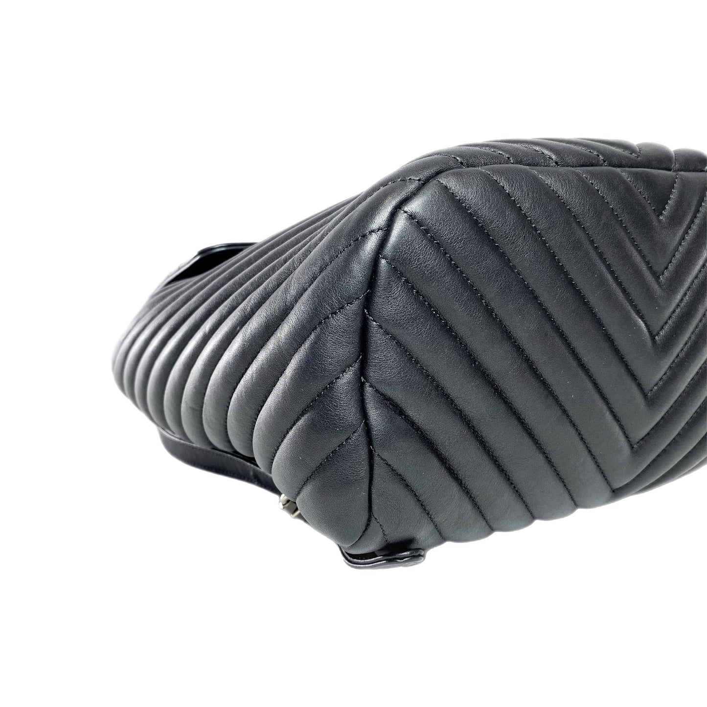 Chanel Black Chevron Urban Spirit Backpack