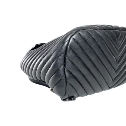 Chanel Black Chevron Urban Spirit Backpack