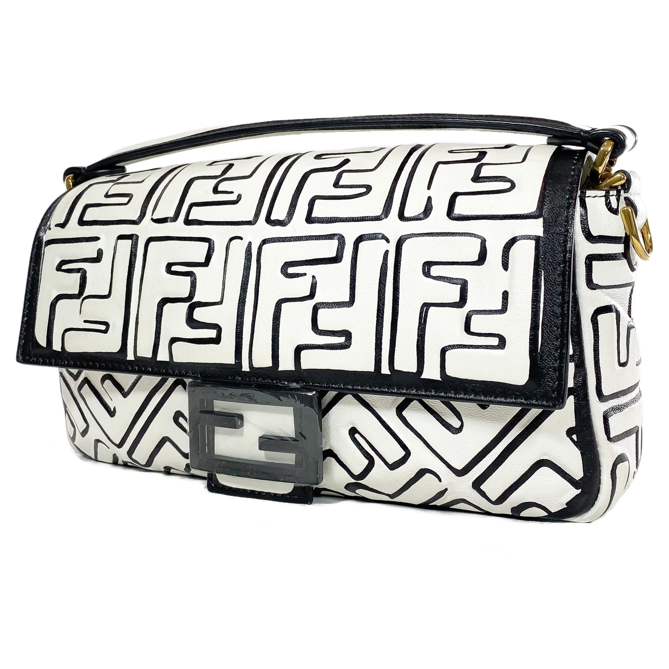 Fendi x Joshua Vides California Sky Embossed Baguette