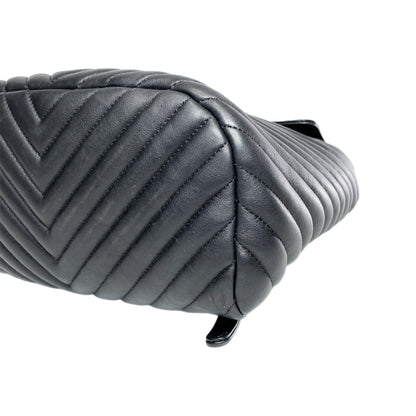 Chanel Black Chevron Urban Spirit Backpack