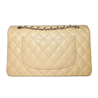 Chanel Beige Medium Classic Flap Bag