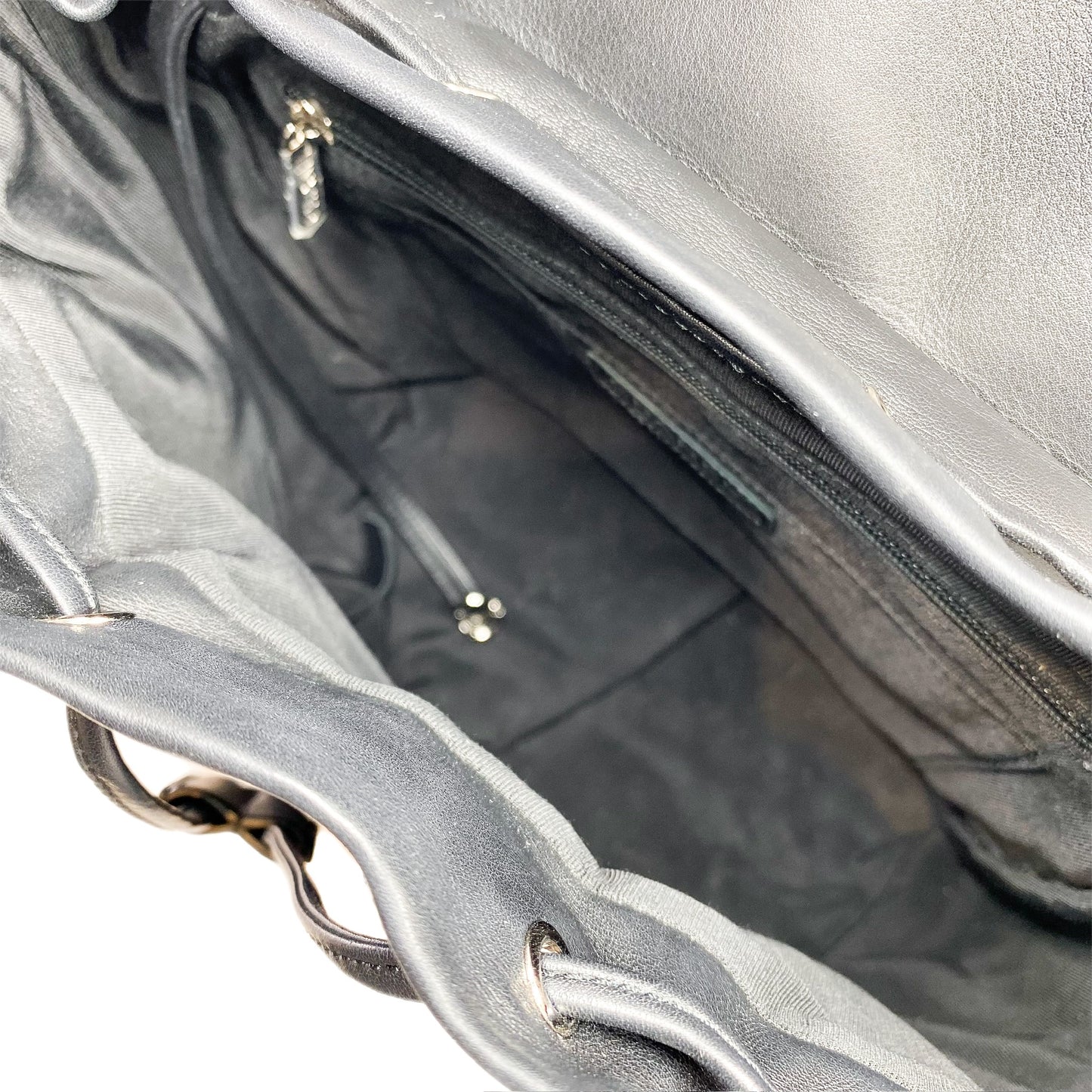 Chanel Black Chevron Urban Spirit Backpack