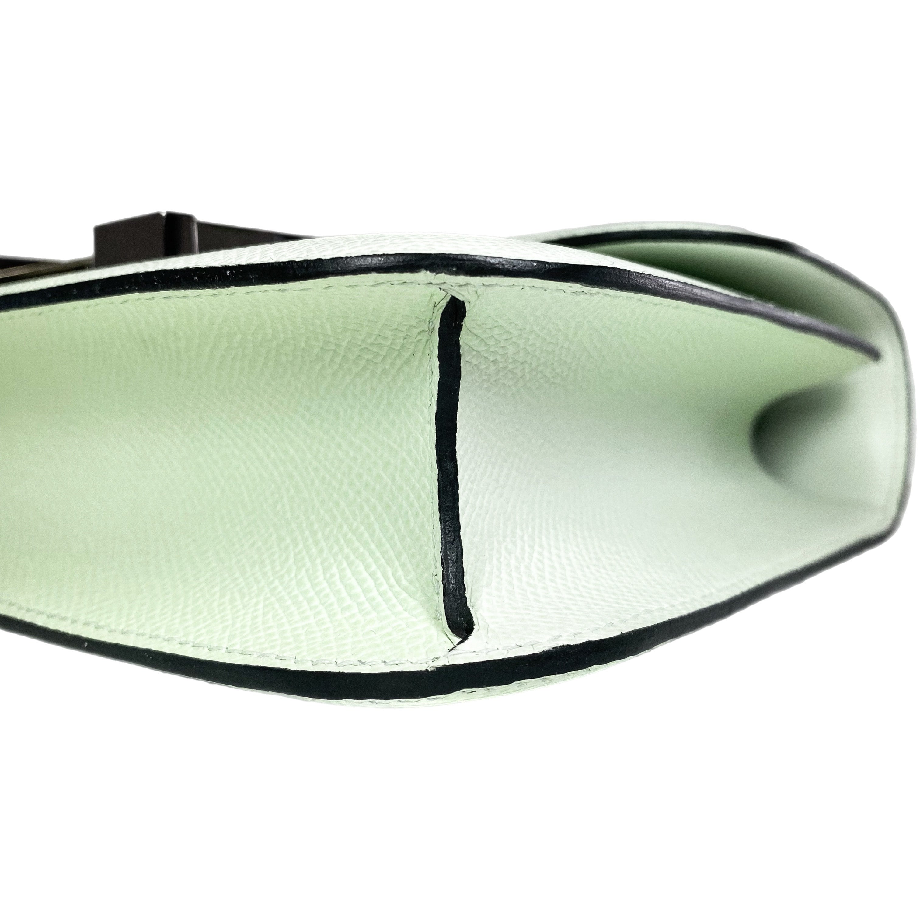 Hermes Vert Fizz Constance 24 Epsom PHW
