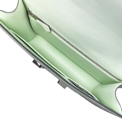 Hermes Vert Fizz Constance 24 Epsom PHW